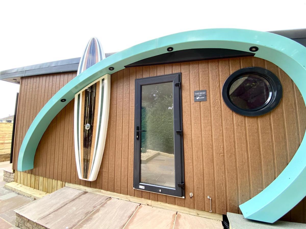 Elletson Park Wood Fired Hot Tubs, Caravans & Pods Pilling المظهر الخارجي الصورة
