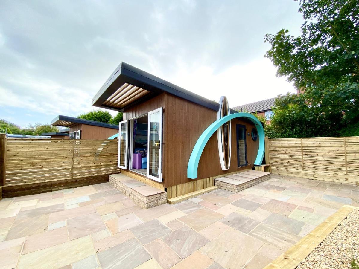 Elletson Park Wood Fired Hot Tubs, Caravans & Pods Pilling المظهر الخارجي الصورة